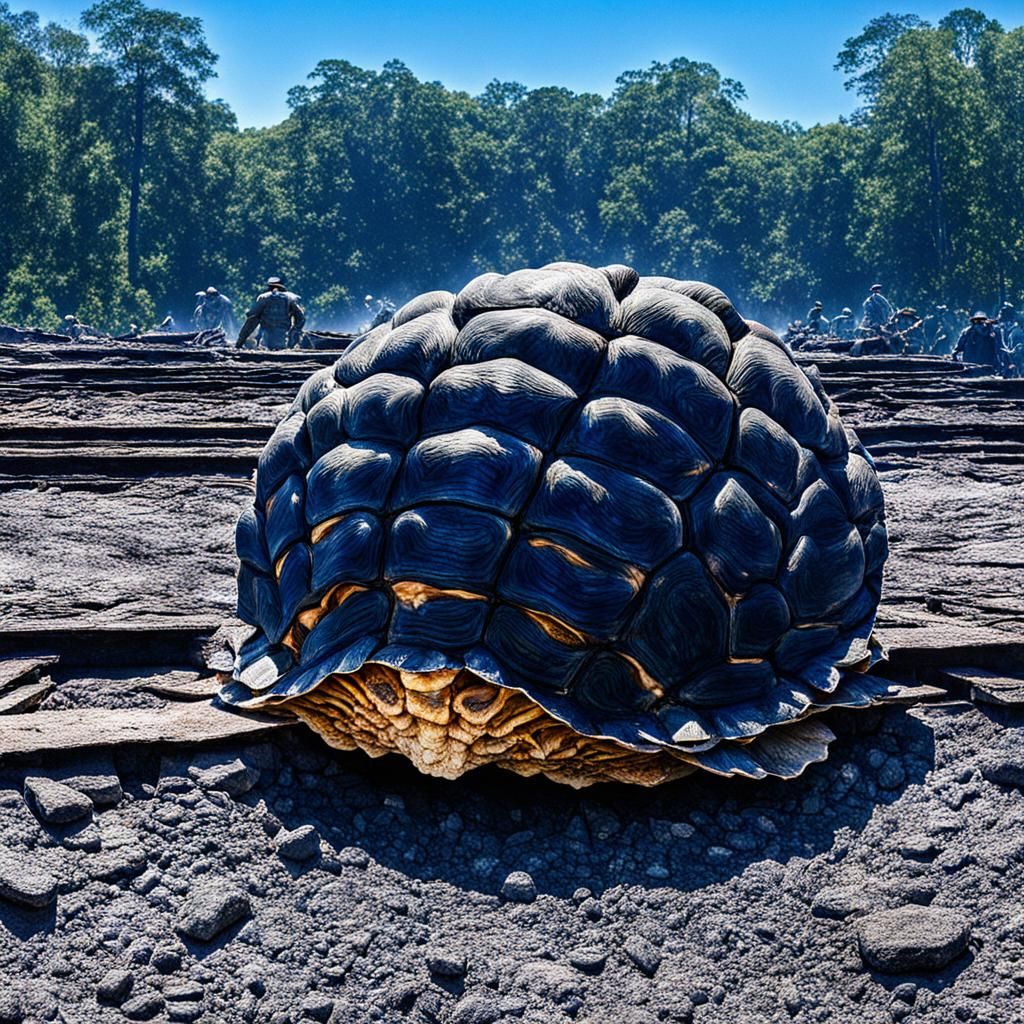 Turtle Shell Blocks Massive Explosion