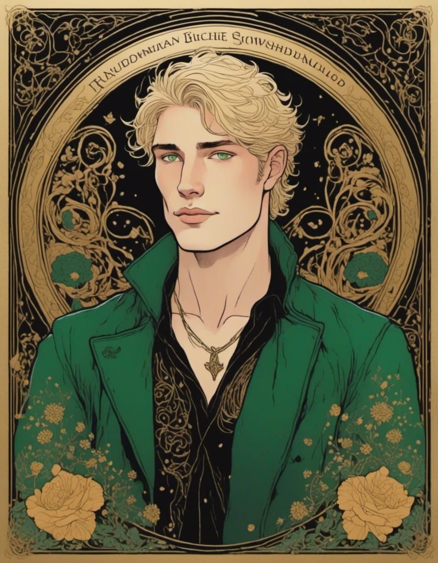 Matthew Fairchild Shadowhunter in Palekh Style