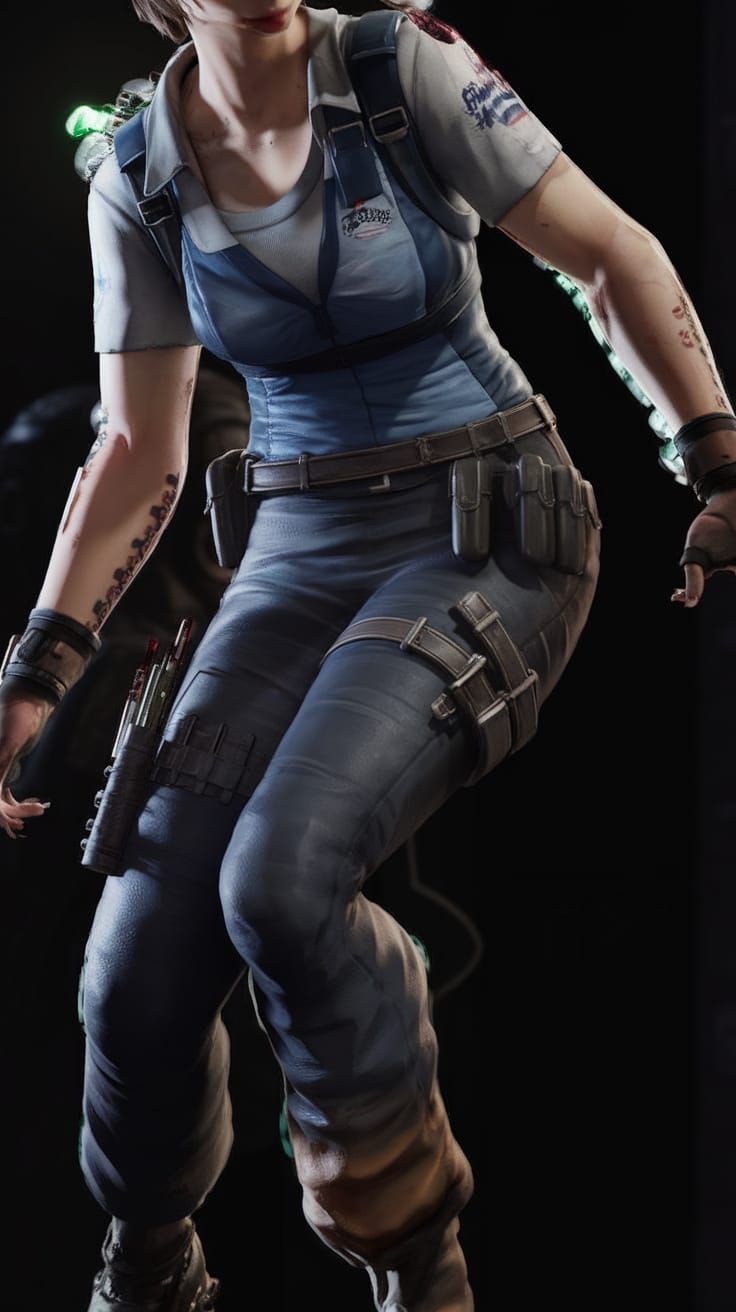 Fabiana Udenio as Jill Valentine, Toshiaki Mori Style