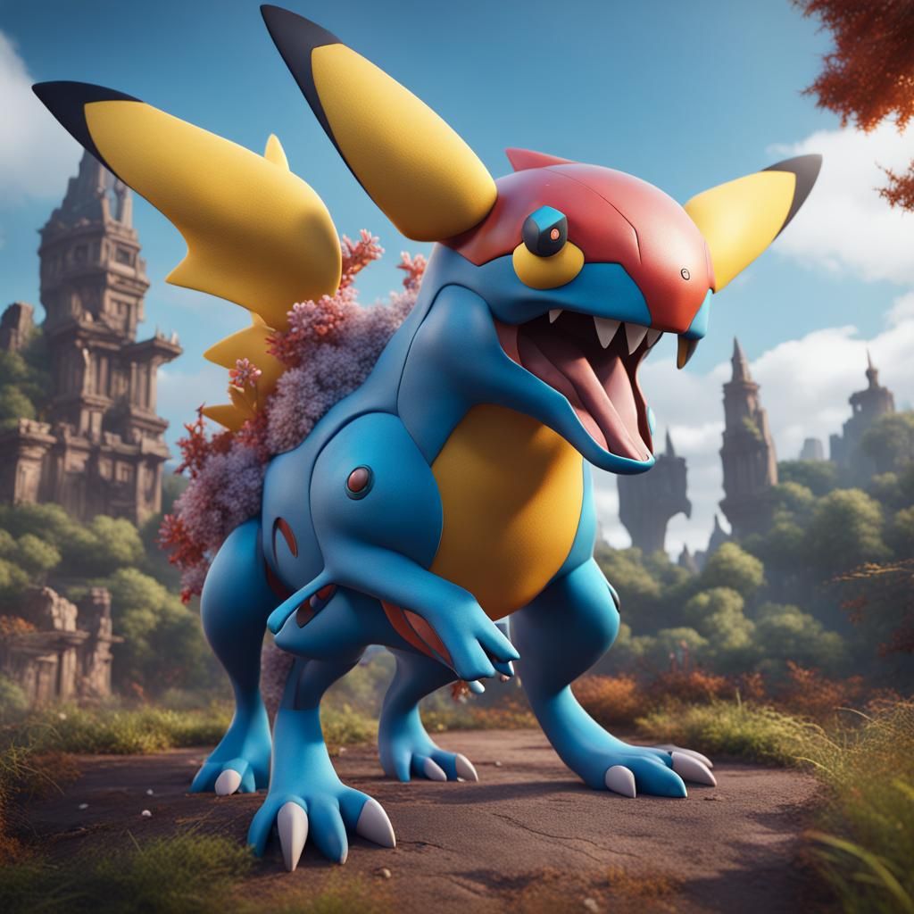 Bold New Pokemon Concept Art in Unreal Engine