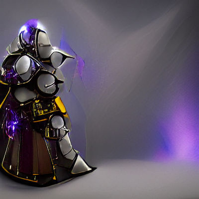 Warforged Celestial Warlock with Tower Shield in 8K