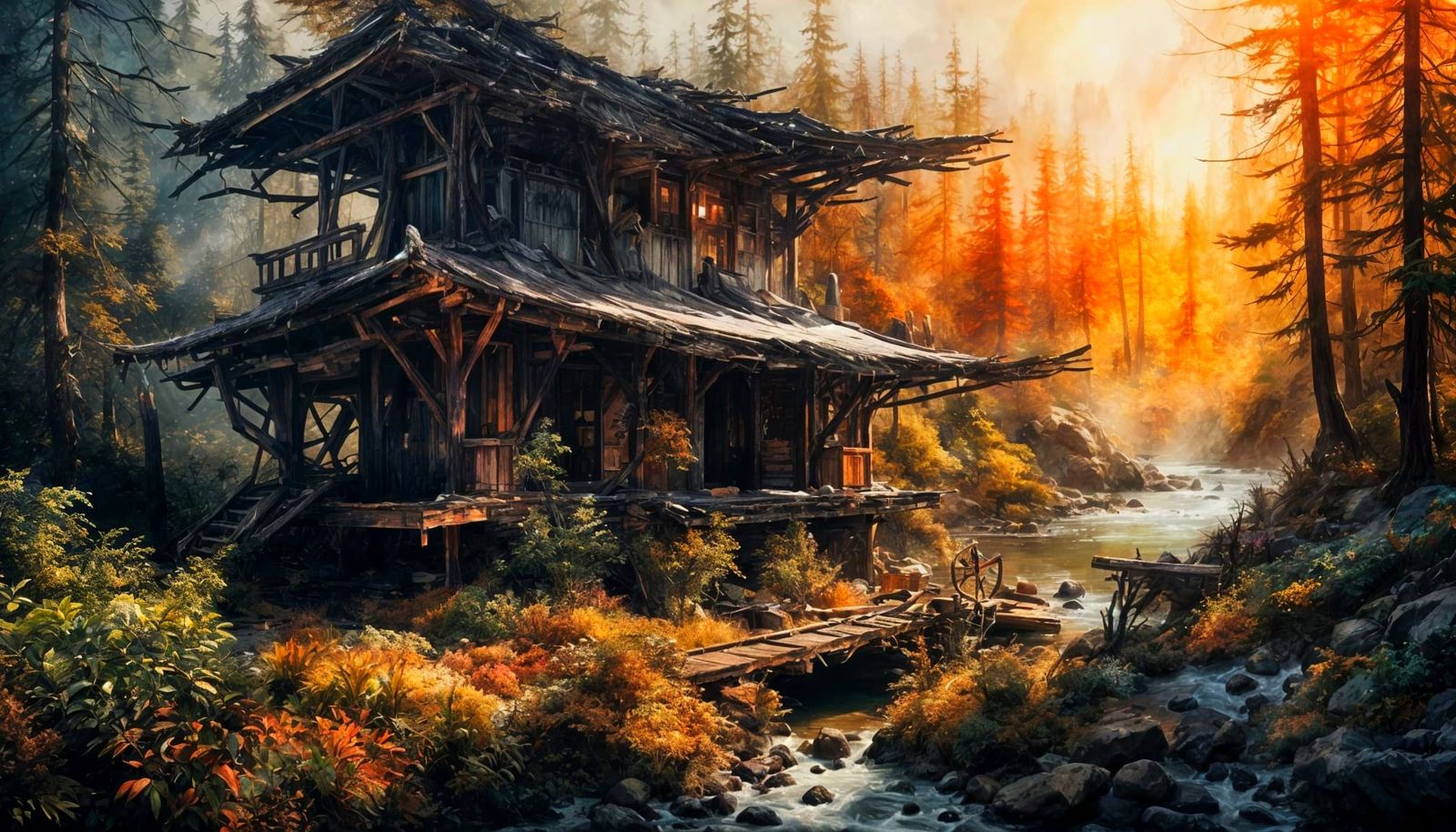 Forgotten House in the Forest