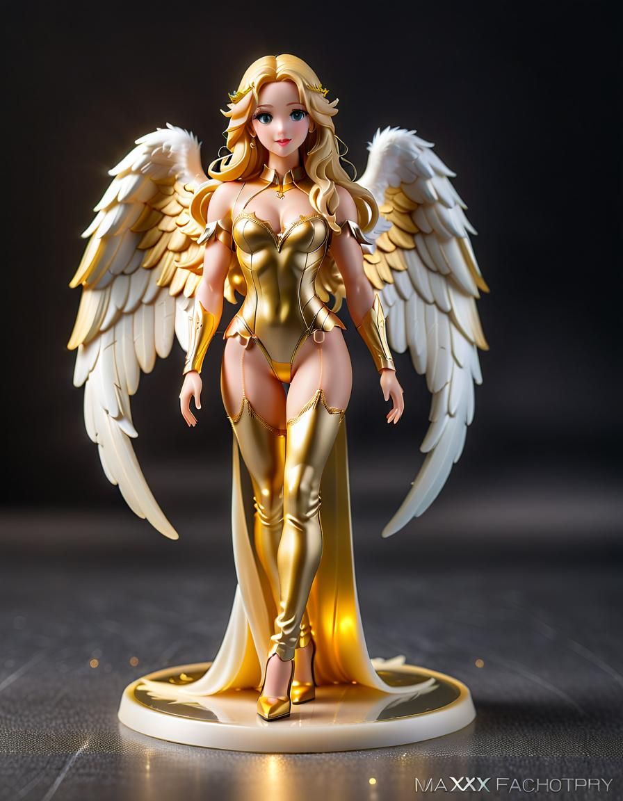 Action Figure Angel in Professional Photography Style