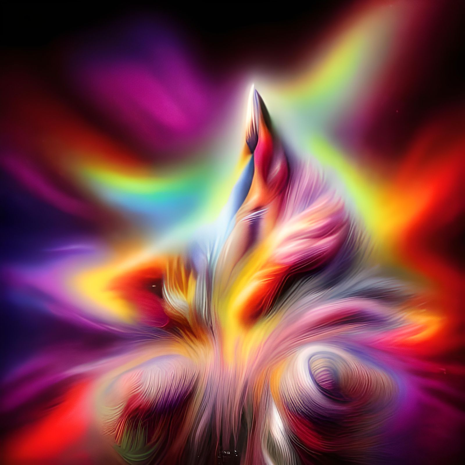 Heavy Metal Guitarist in Concert Hall, Digital Illustration