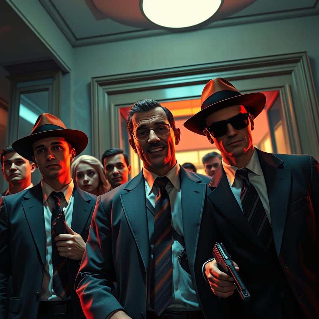 Bank Robbery in GTA 5 Style