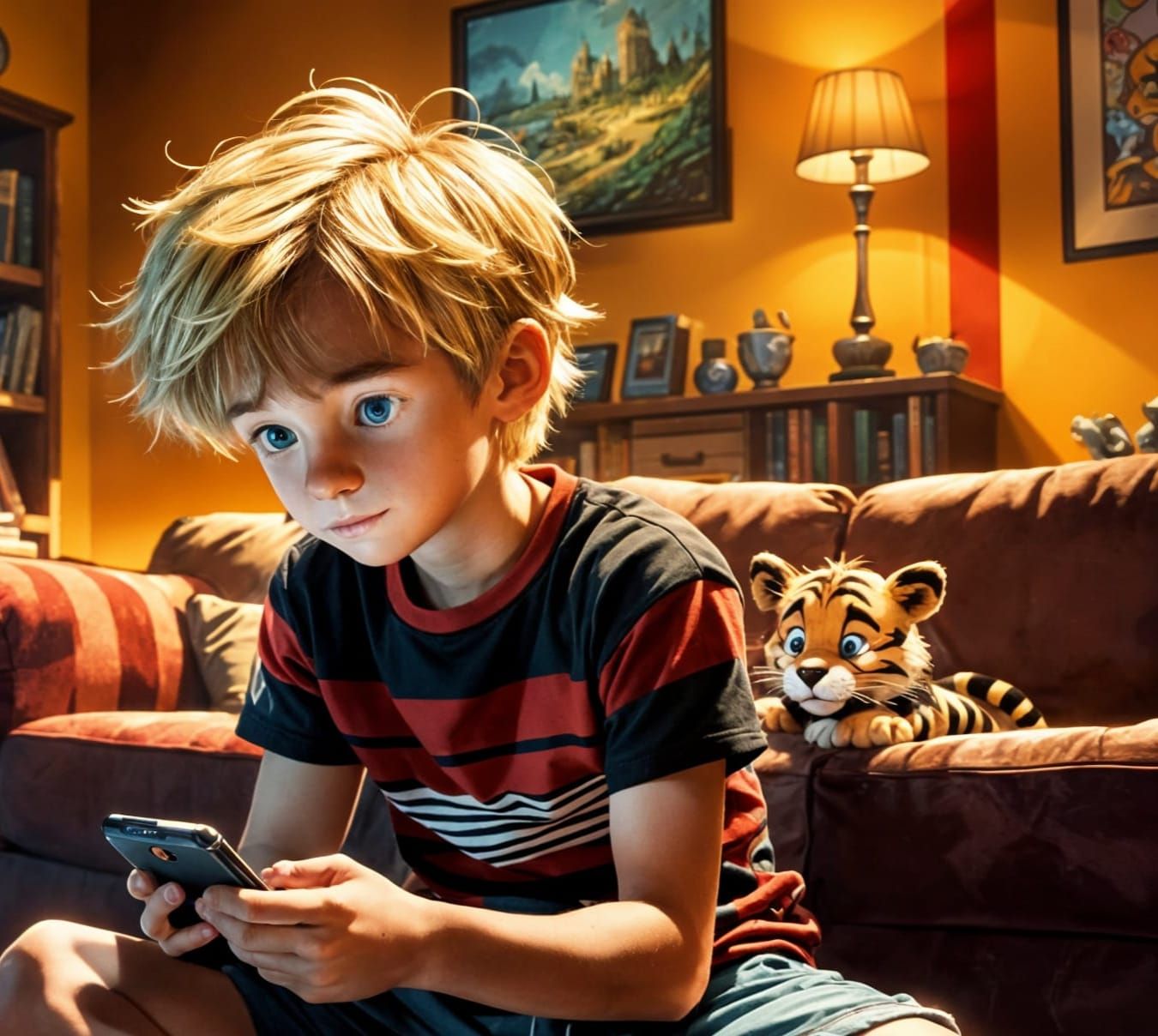 Gen Alpha Calvin & Hobbes