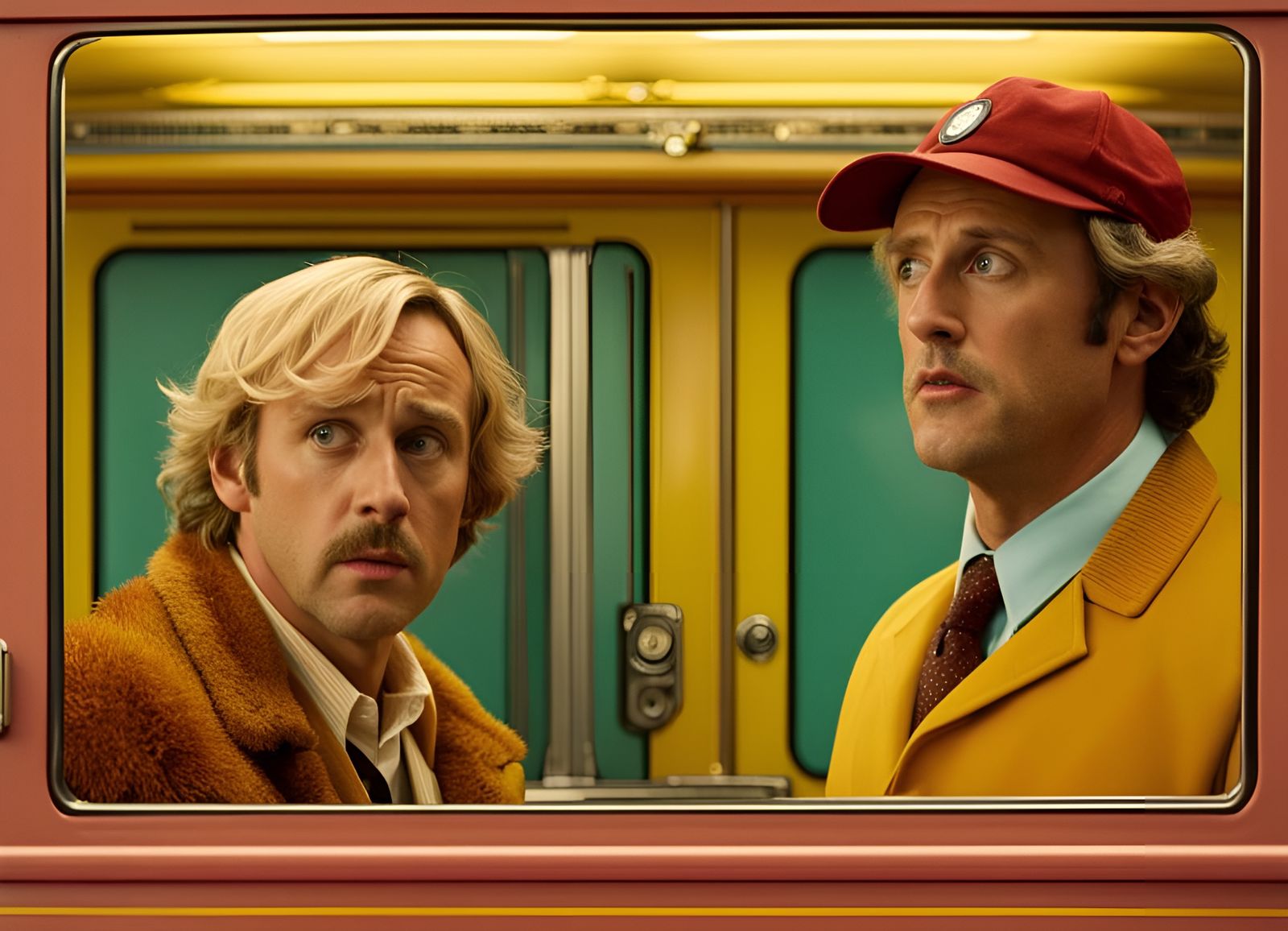 Owen Wilson and Vince Vaughn in Wes Anderson Style