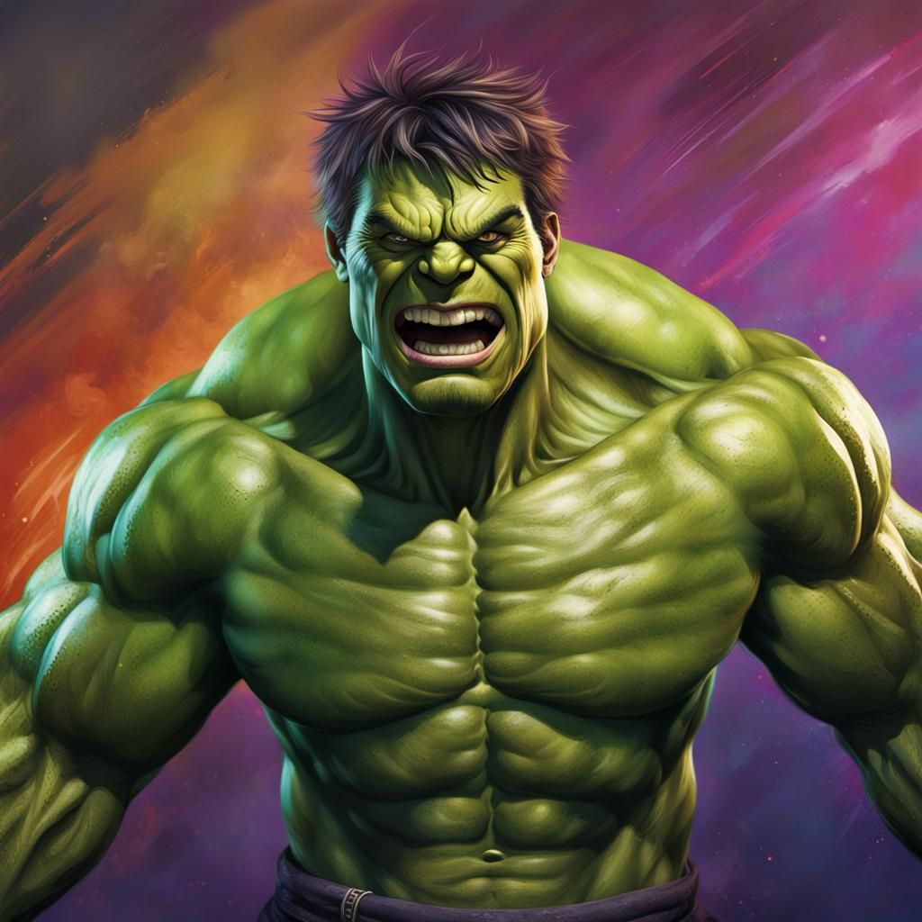 Incredible Hulk: Hyperrealistic Radio Presenter