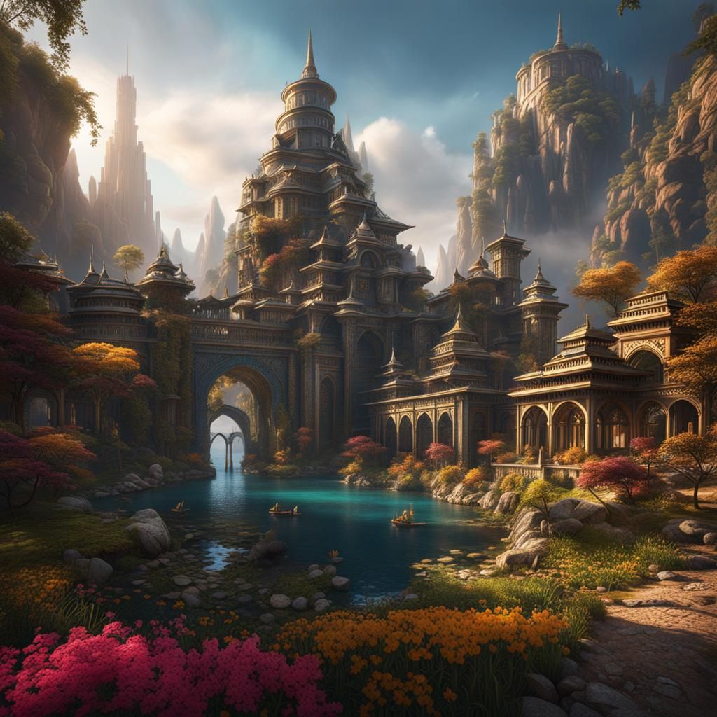 Kermanshah Province in 2050: Fantasy Concept Art