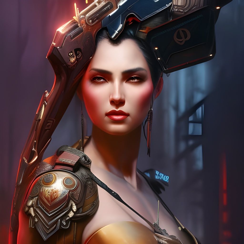 Female Punisher: Detailed Matte Painting in 8K