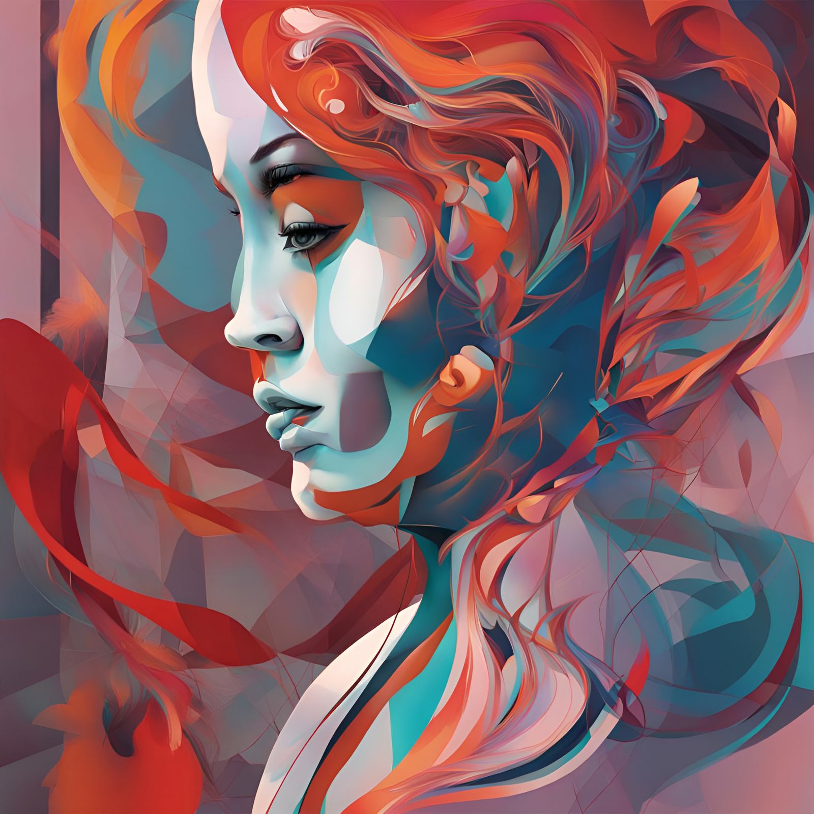 Abstract Art: Women's Freedom in the Metaverse