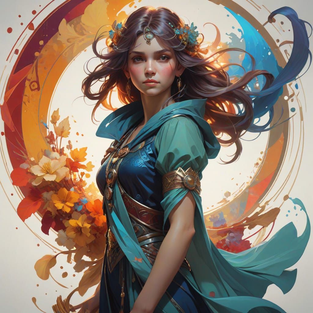 Ethereal Goddess Radiates Timeless Beauty