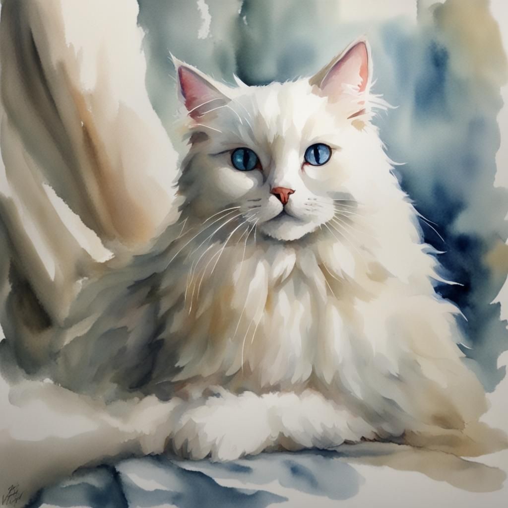 White cat