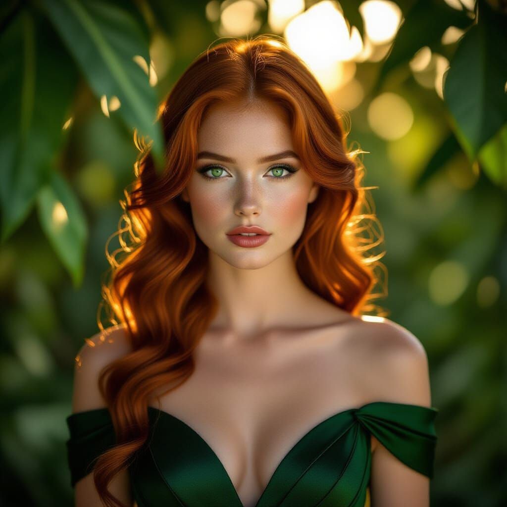 A captivating cinematic photograph featuring a mesmerizing r...