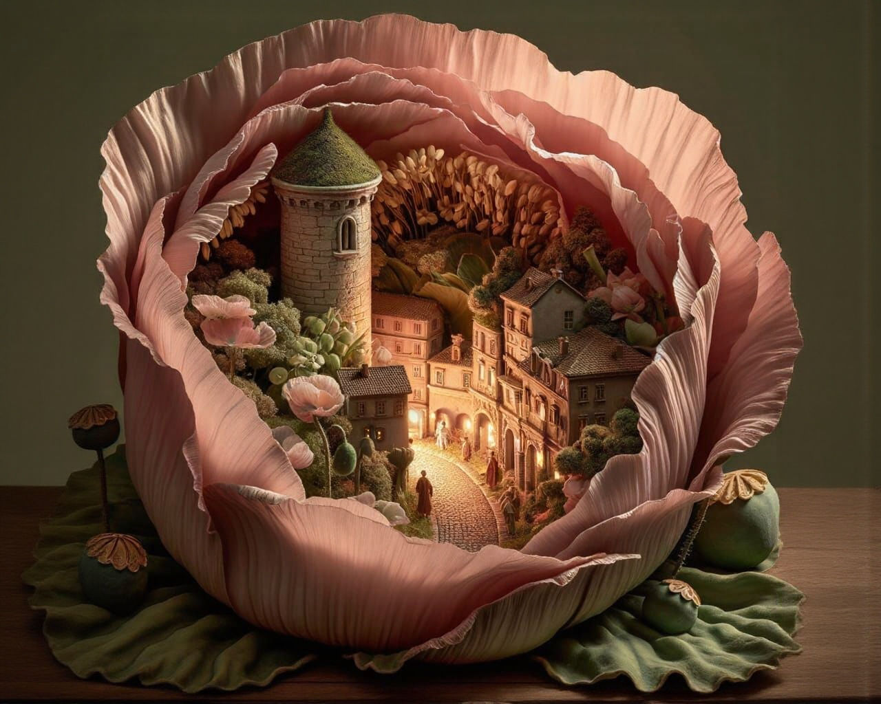 Where Fairies Dwell: Gossamer Lights and Cobblestone Dreams