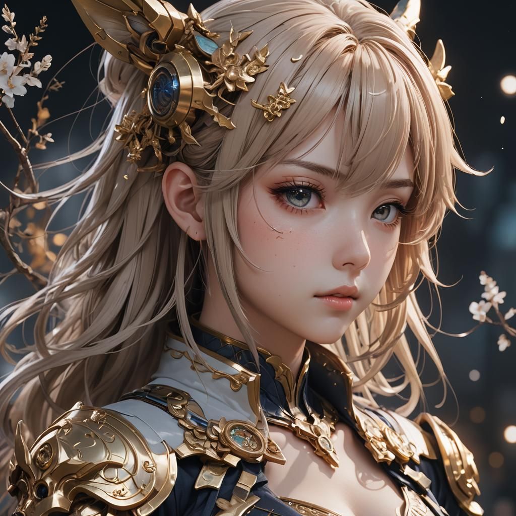 Aesthetic 3D Anime Art Inspired by Genshin Impact