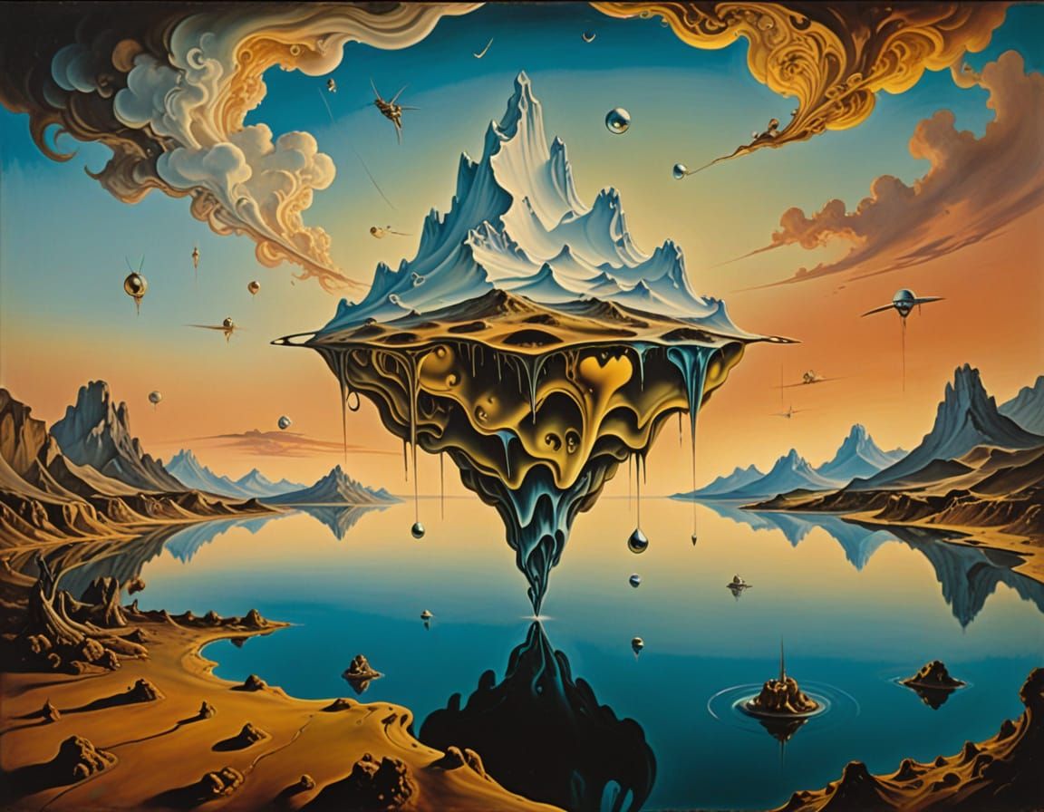 a surreal landscape