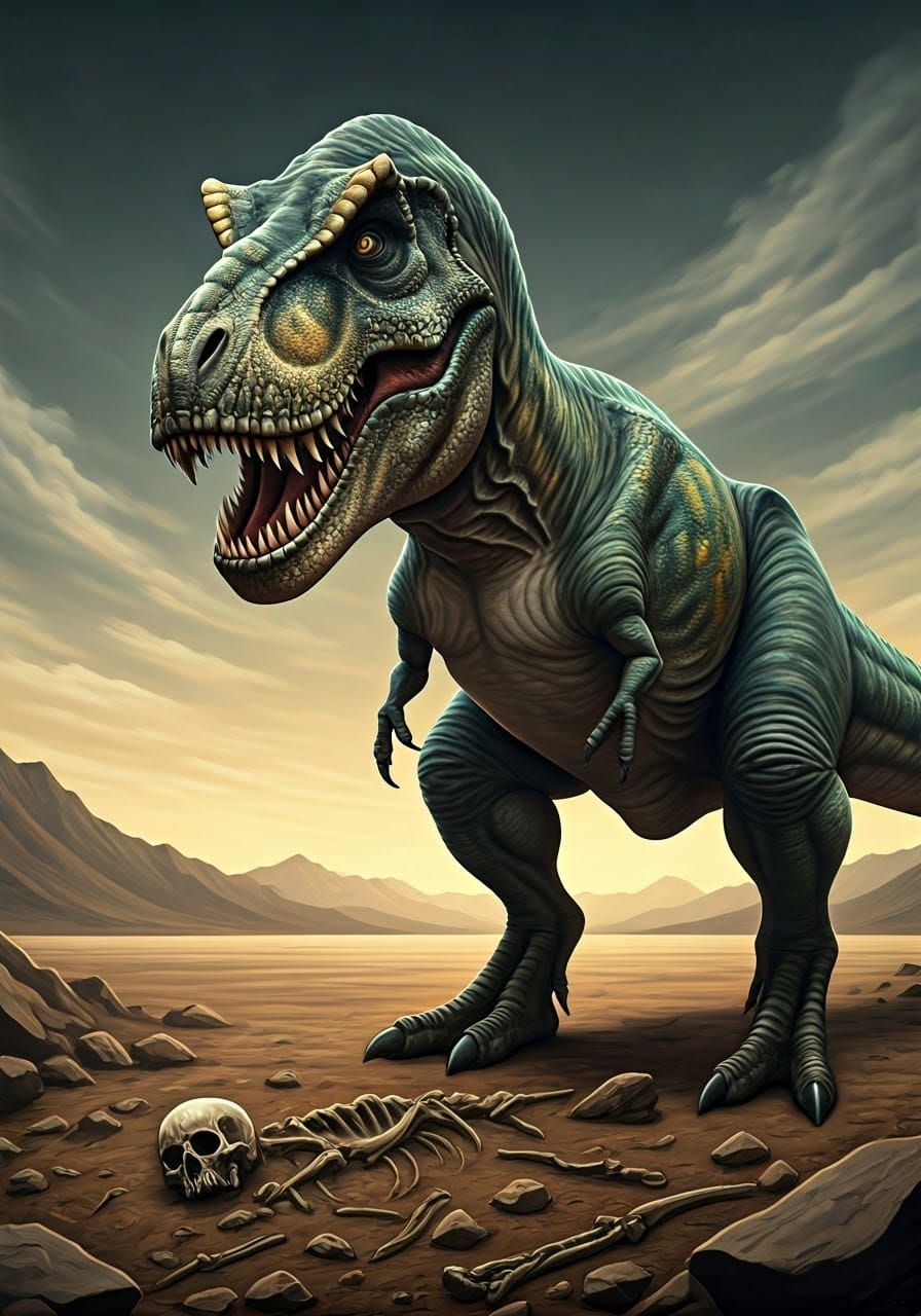 Paleontologist T Rex Unearths Human Fossils in Dinosaur Era