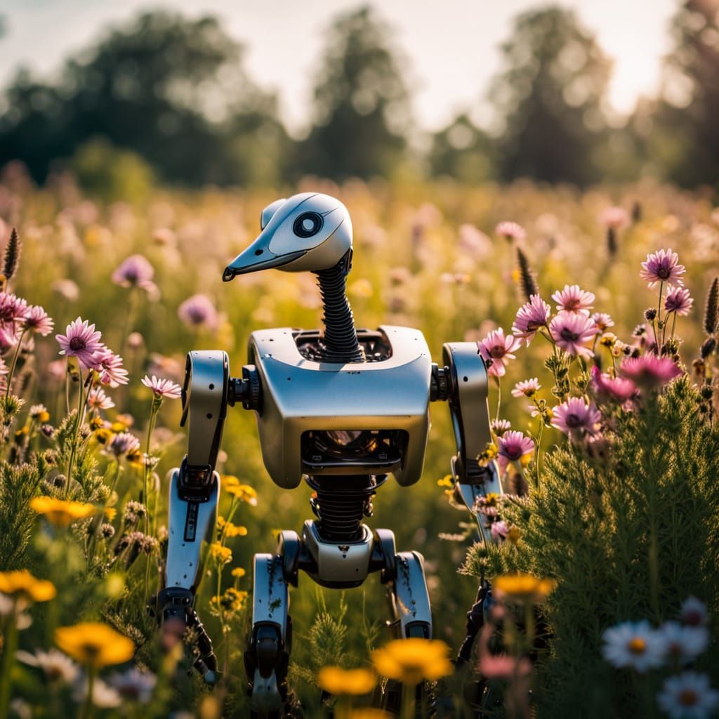 Surreal Wildlife Scene in Gingham Print, Vivian Maier Inspir...