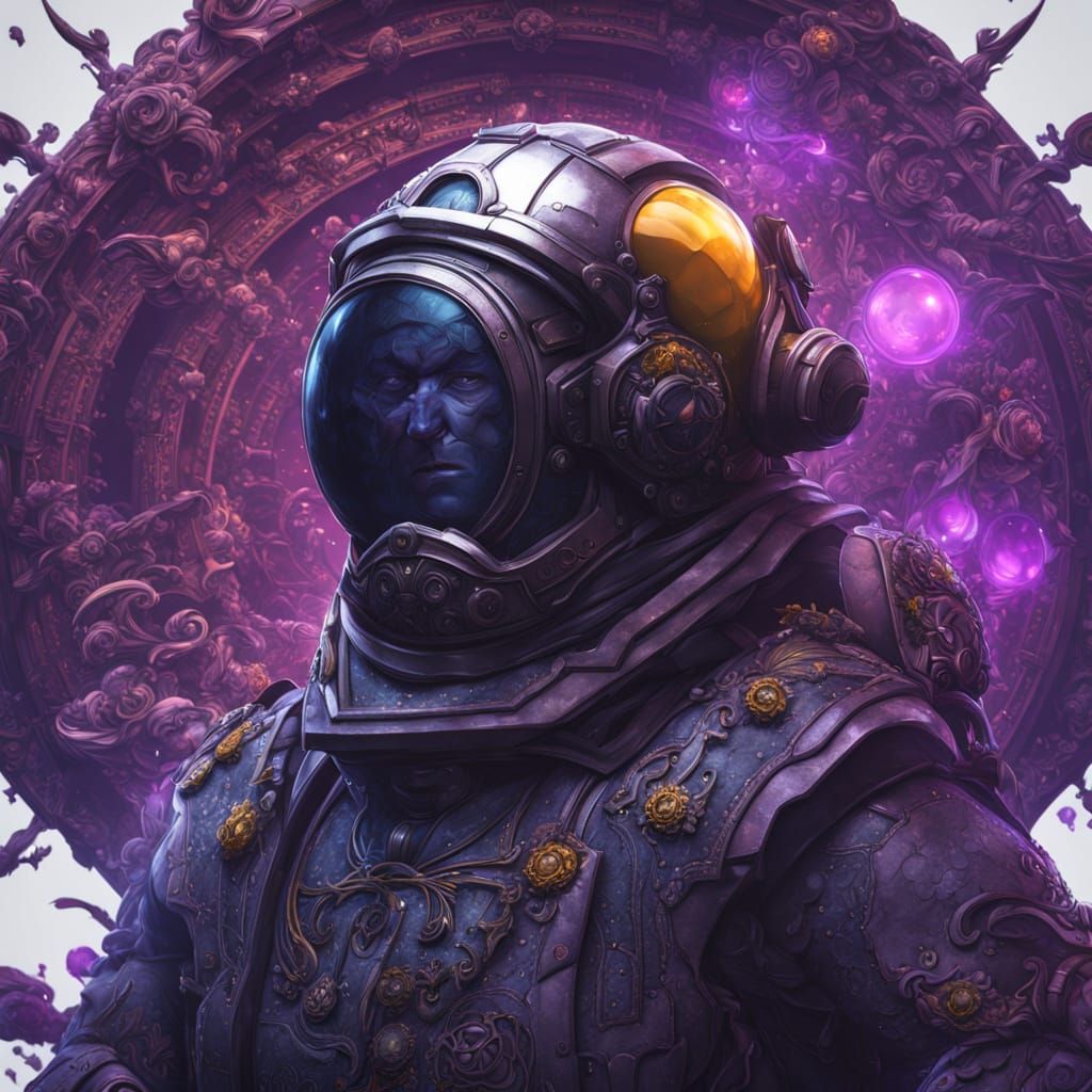 Celestial Beekeeper Tending Stardust Bees in Crystal Hives