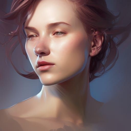 Detailed Portrait with Dynamic Lighting