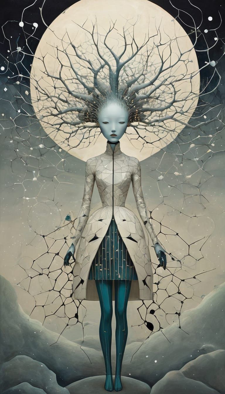 Ramon y Cajal Neuron With Golgi Body