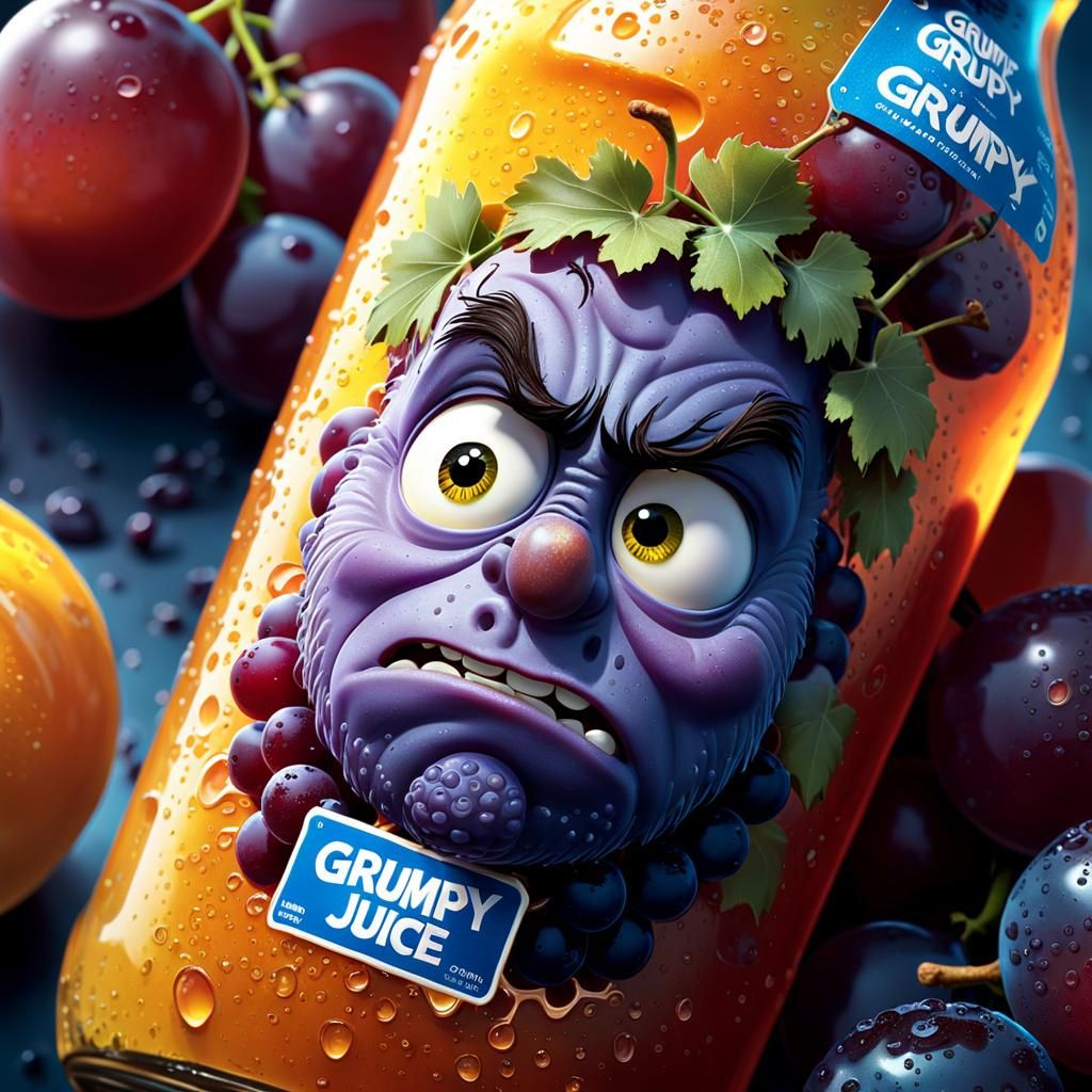 Grumpy Grapes Grape Juice