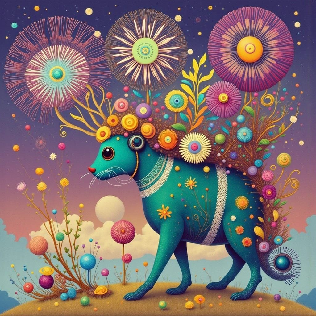 Flower Chrome Robots: A Futuristic Floral Fusion