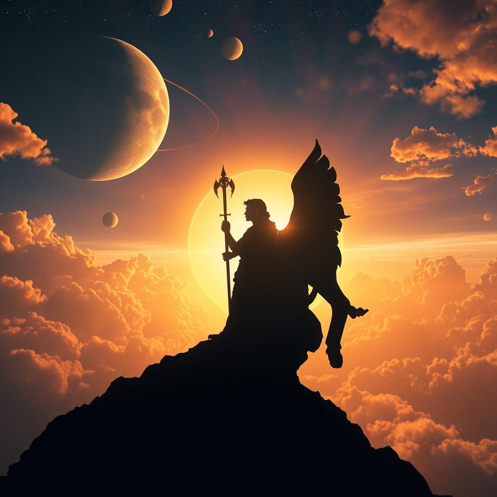 Apollo as a Dreamlike Celestial Figure