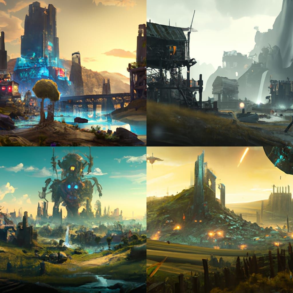 Detailed Matte Painting of Iowa in Fantasy Style