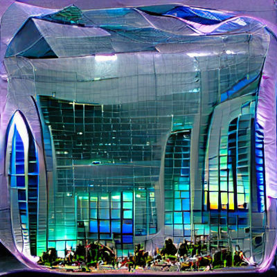 Elegant Glass Palace Architecture