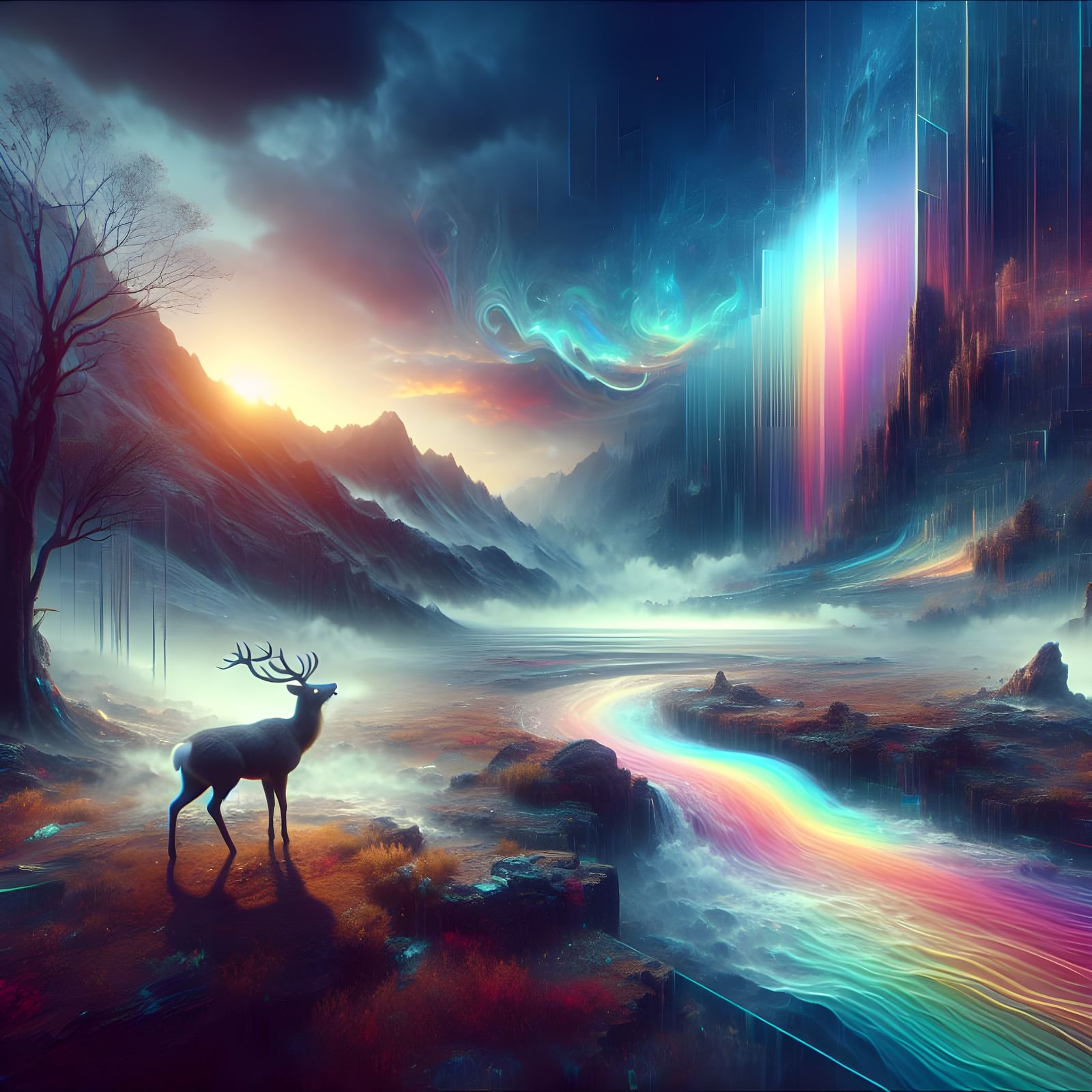 Soulful Longing in a Futuristic Landscape