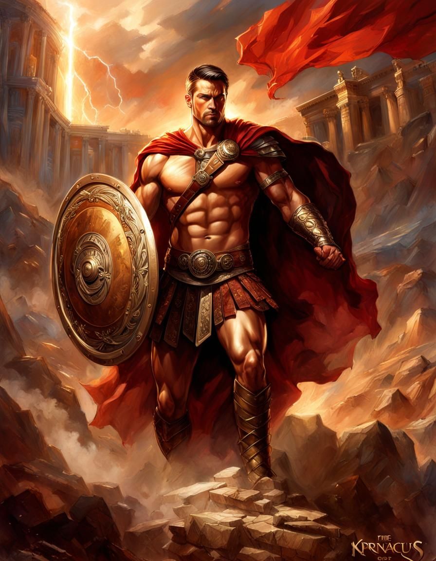 Spartacus Challenges the Roman Empire: Detailed Poster Art