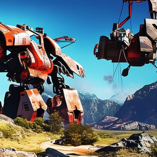 Epic Battlemech Assault: 80s Mechwarrior Art