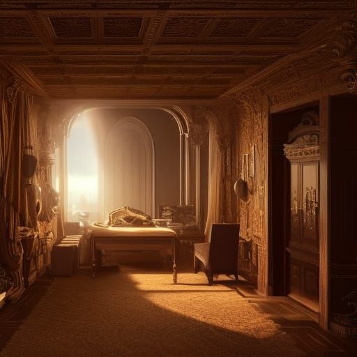 Epic Cinematic Room: Digital Matte Painting