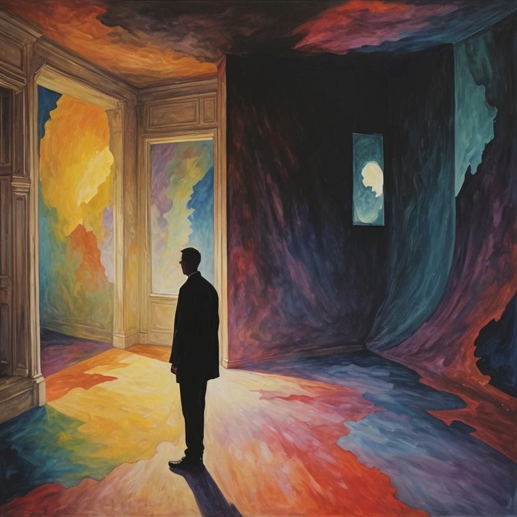 Dreamlike Hero and Villain in Surreal Liminal Space