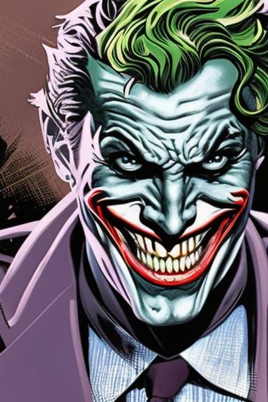 The Joker portrait