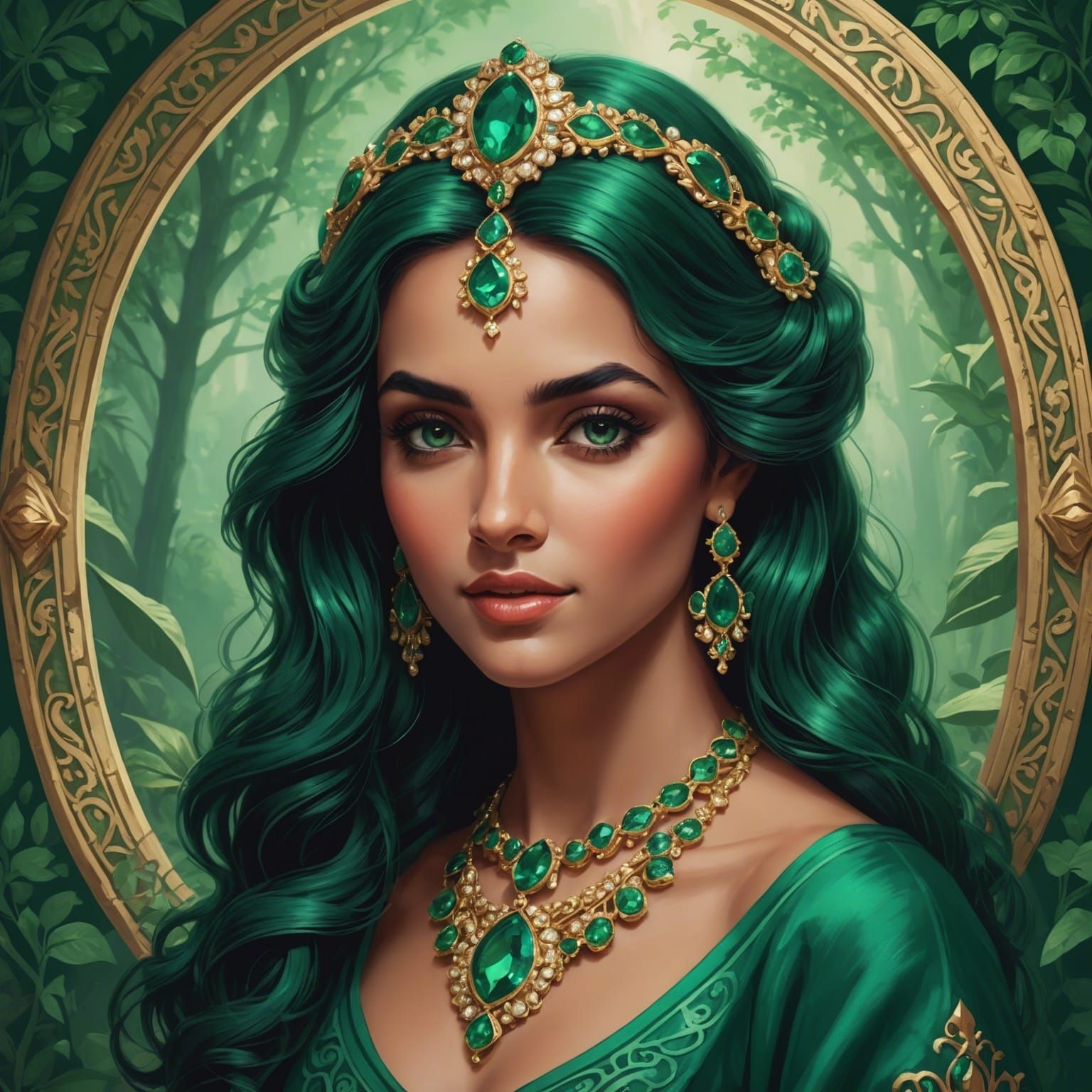 Emerald Esmeralda: A Vivid Depiction