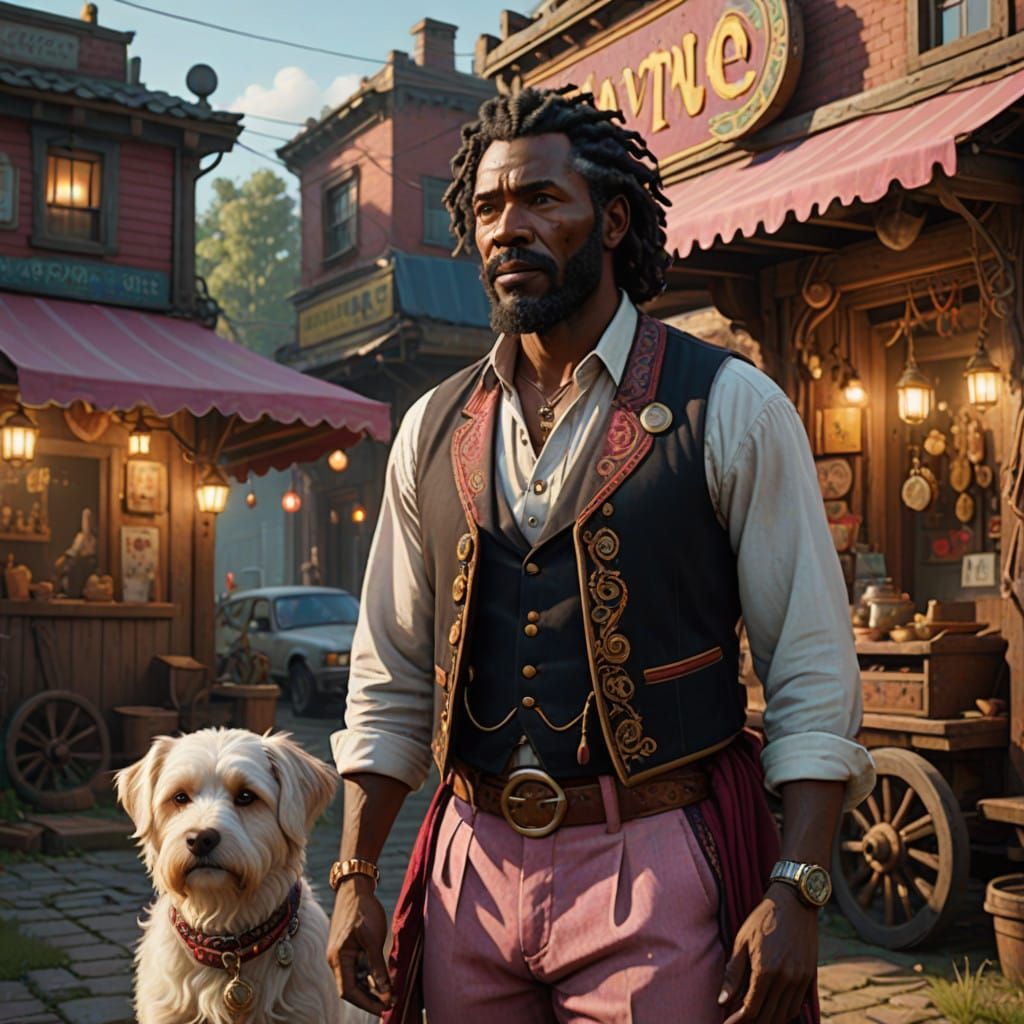 Gypsy Wanderer in Dusk's Golden Glow