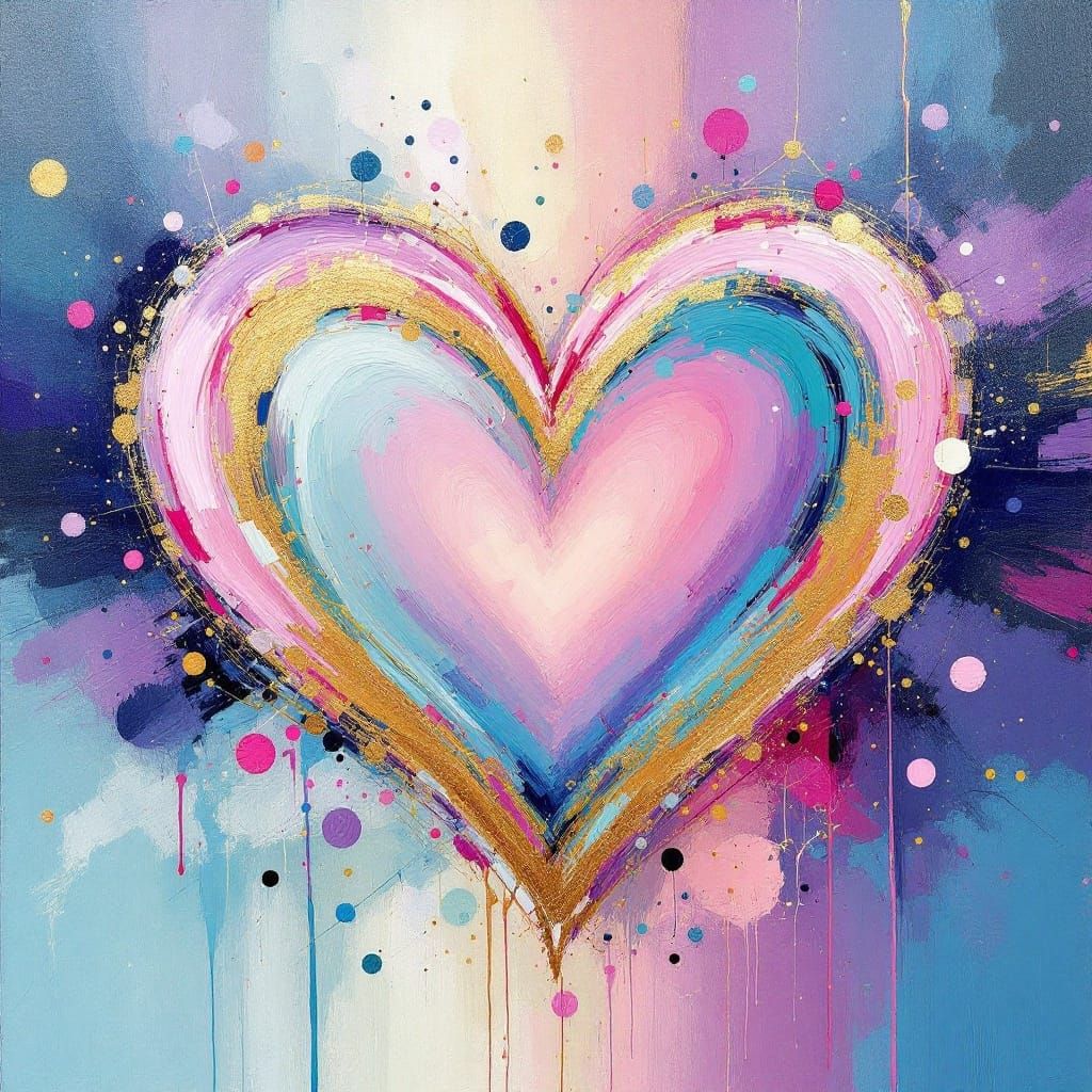 Whirling Purple Aura of Joy in Kinetic Abstraction