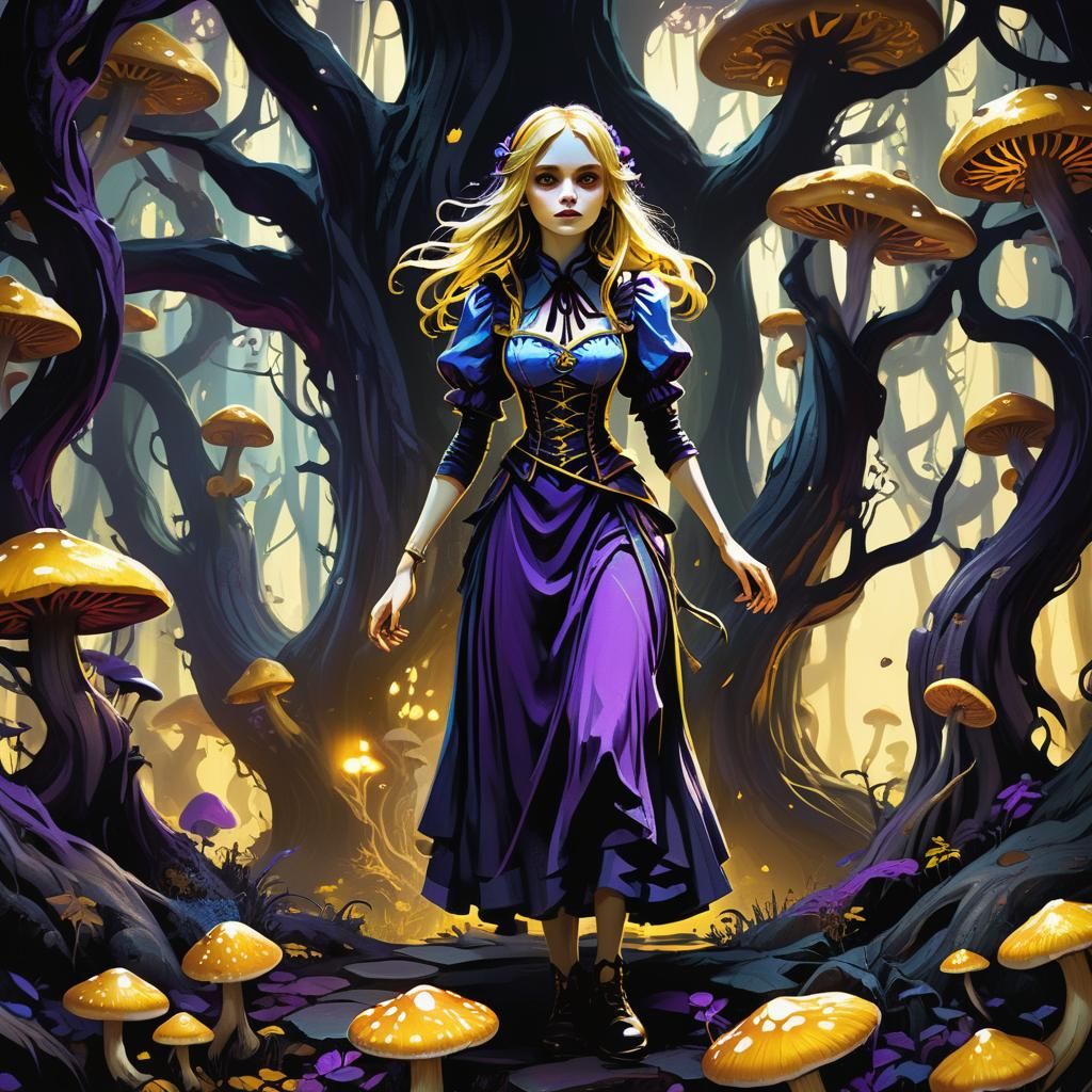Alice in Twisted Wonderland: Dark Fantasy Concept Art