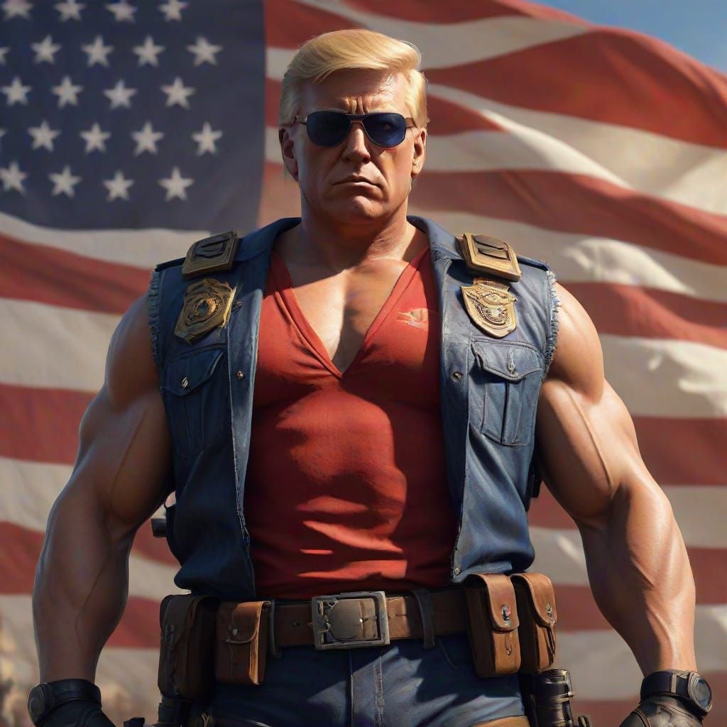 Duke Nukem Inspires Patriotic American Flag Scene in Comic B...