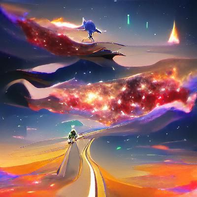 Abstract Journey to the Stars