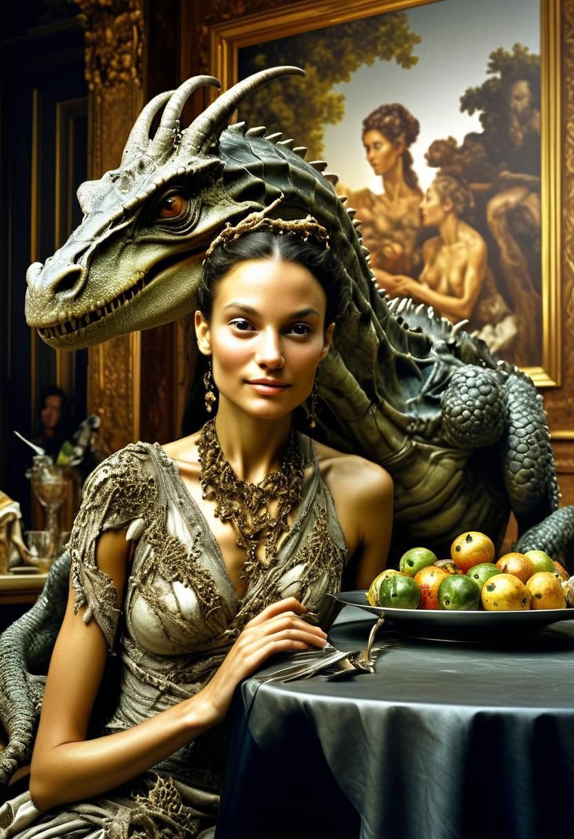 Serene Woman with Slight Smile in Photorealistic Style