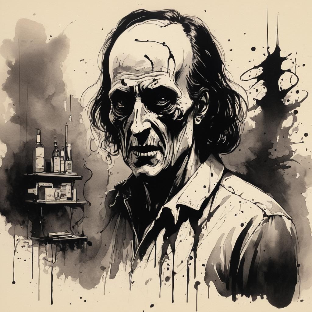 Berberian Sound Studio: Modern Ink Painting in 3D