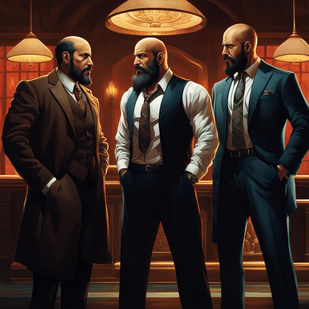 Mobster Summit: Three Men as Animalistic Archetypes