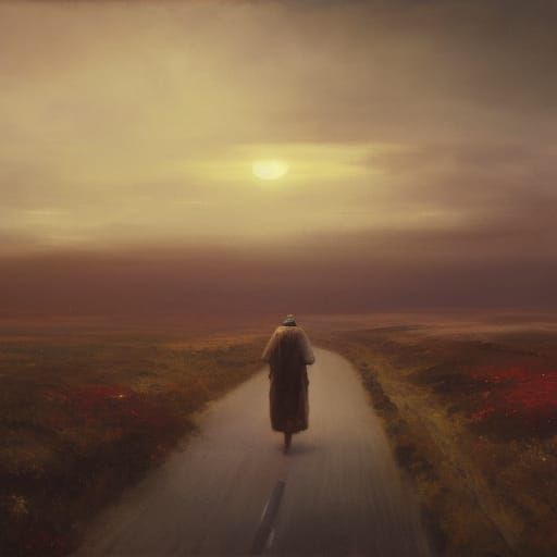 a lonely walk