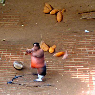 Juggling Yams and Eating Almonds: A Whimsical Moment