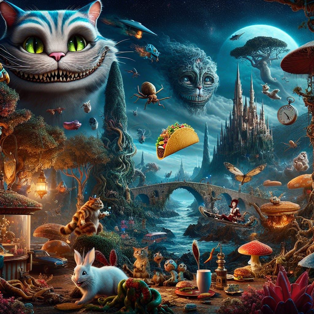 Fantastical Taco Adventure in Mystical Land