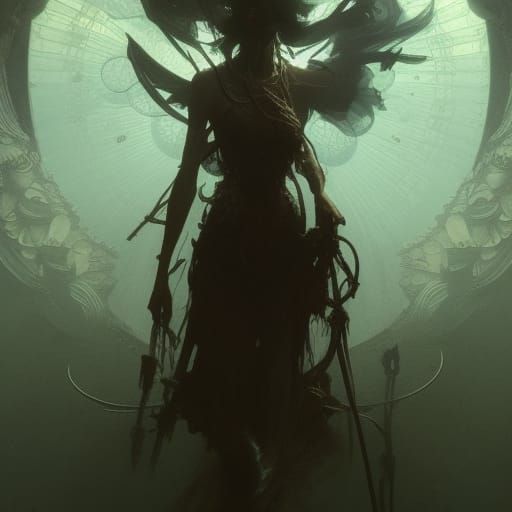 Death: Dark Fantasy Concept Art in 8k